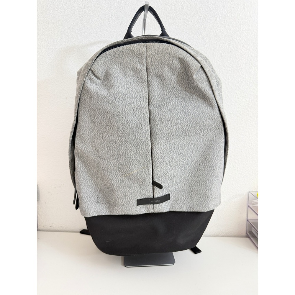 Bellroy Classic Backpack Grey Melange Black Laptop Sleeve Everyday Carry Bag